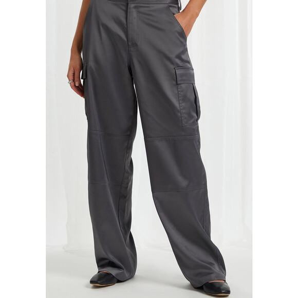 PacSun Satin Cargo Pants Size Small - Picture 2 of 9